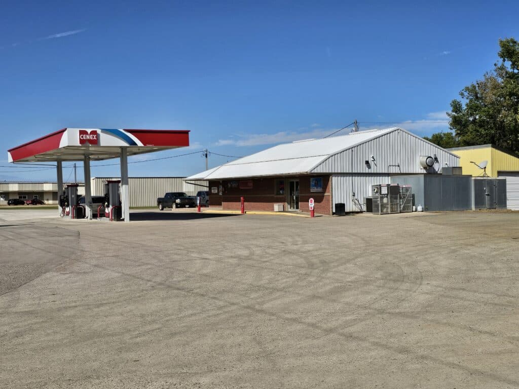 Cenex Gas Station pumps and buildings