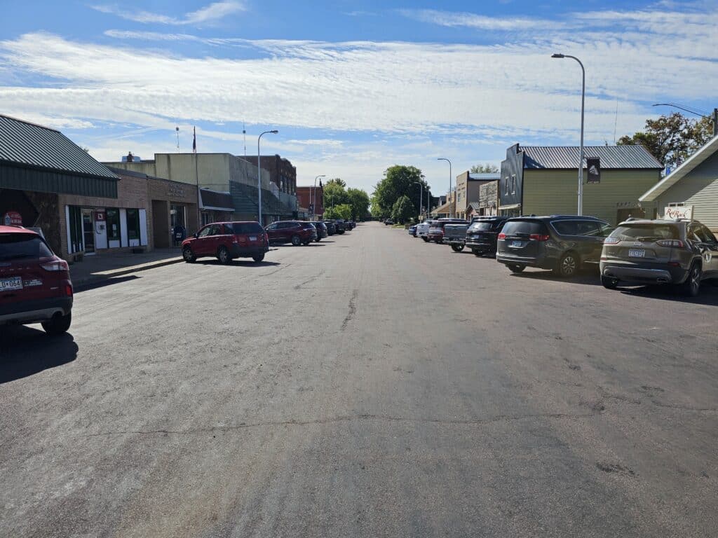 Downtown View of Lamberton Mn